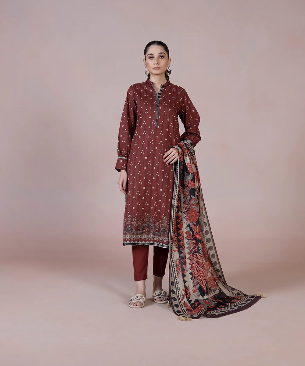 SAPPHIRE 3 PIECE PRINTED SUIT