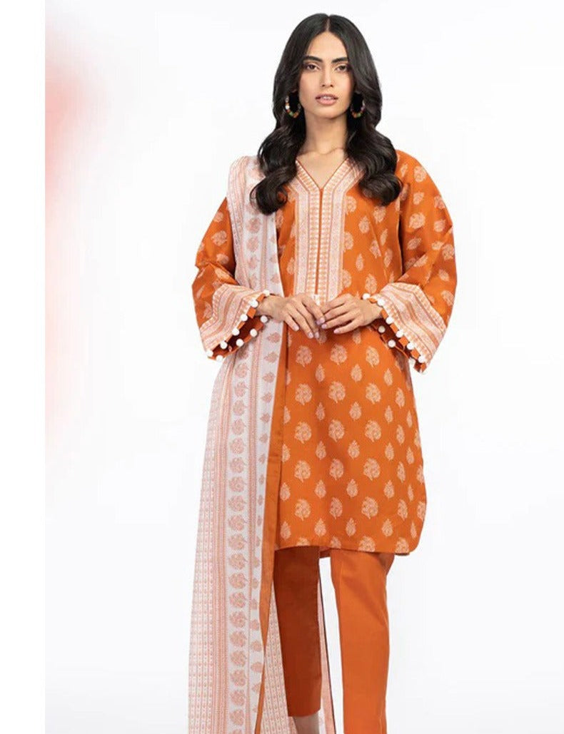 AL KARAM 3PC LAWN | UN STICH