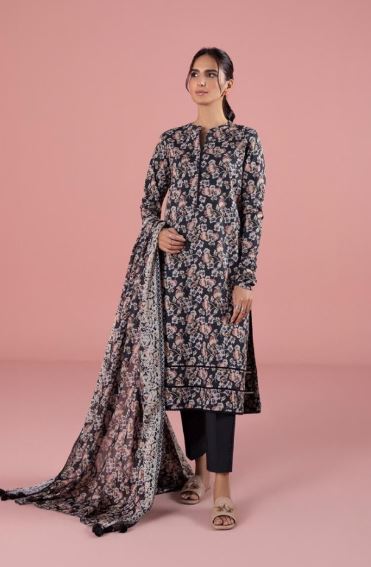 SAPPHIRE 3 PIECE PRINTED SUIT