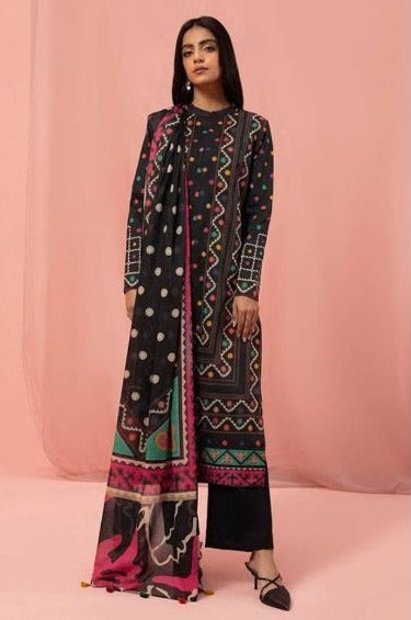 SAPPHIRE 3 PIECE PRINTED SUIT