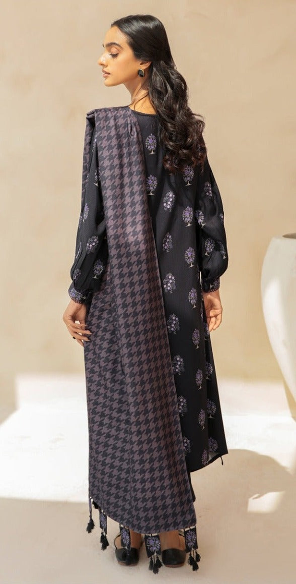 Baroque 3 piece Khader printed