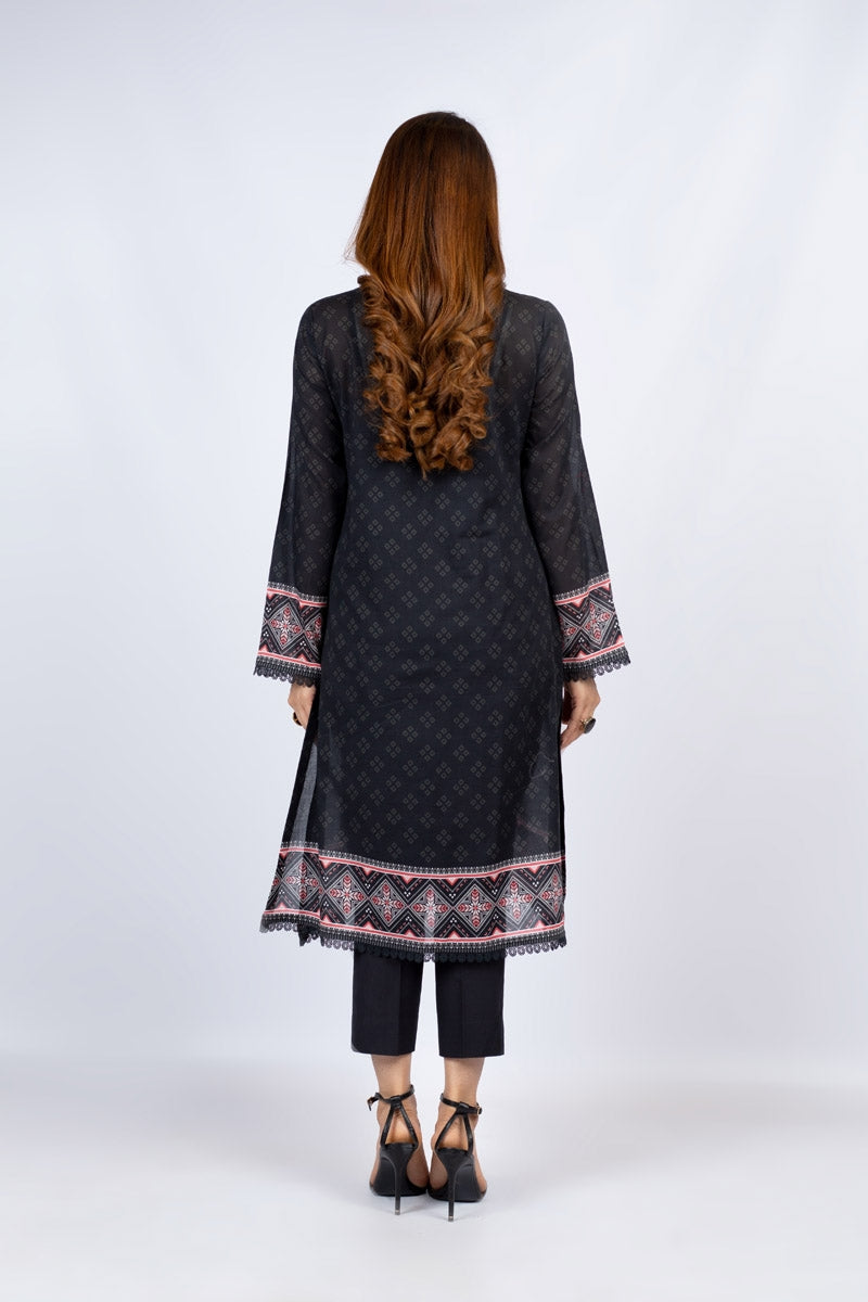 Bareeze Printed black