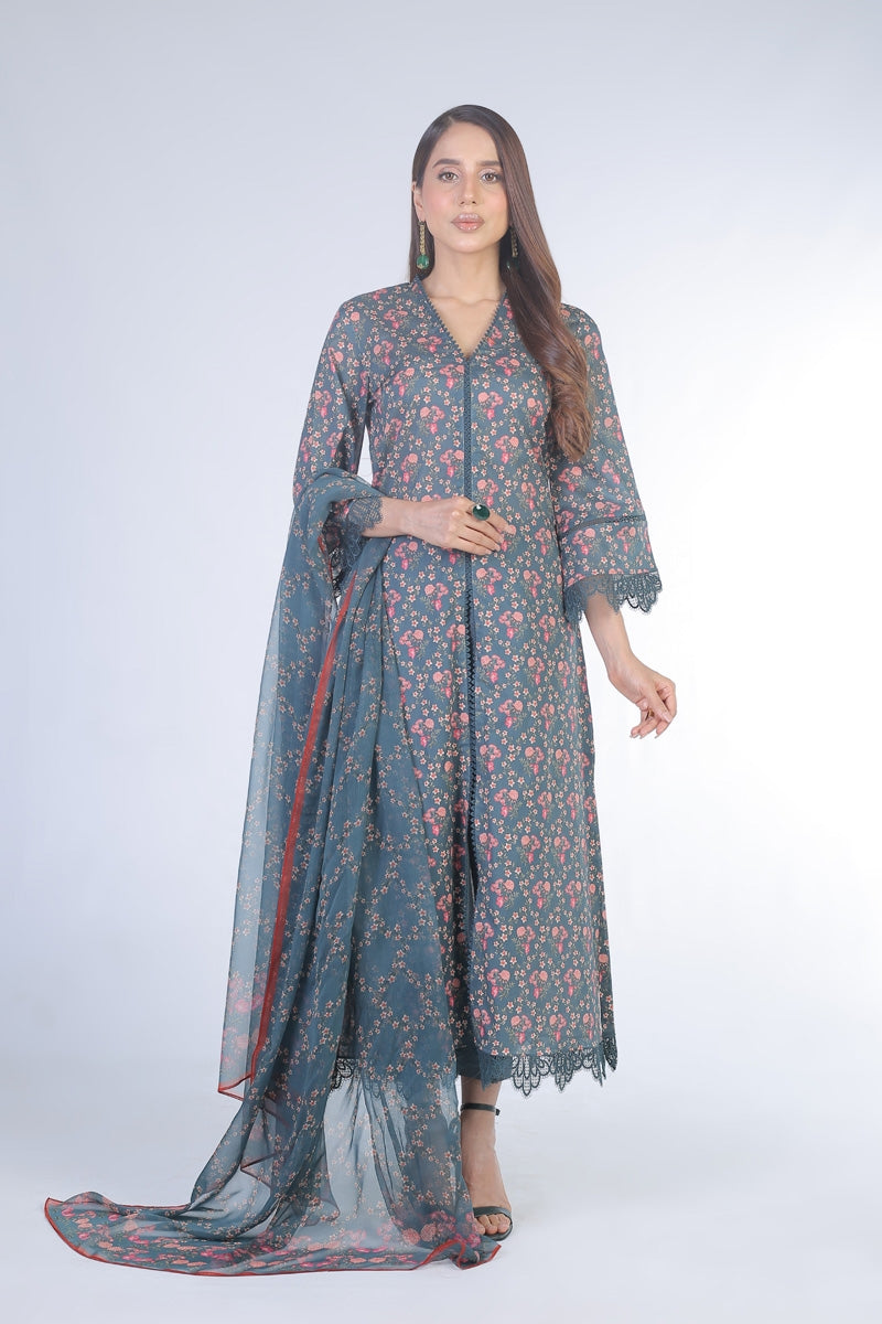 Bareeze Printed Green