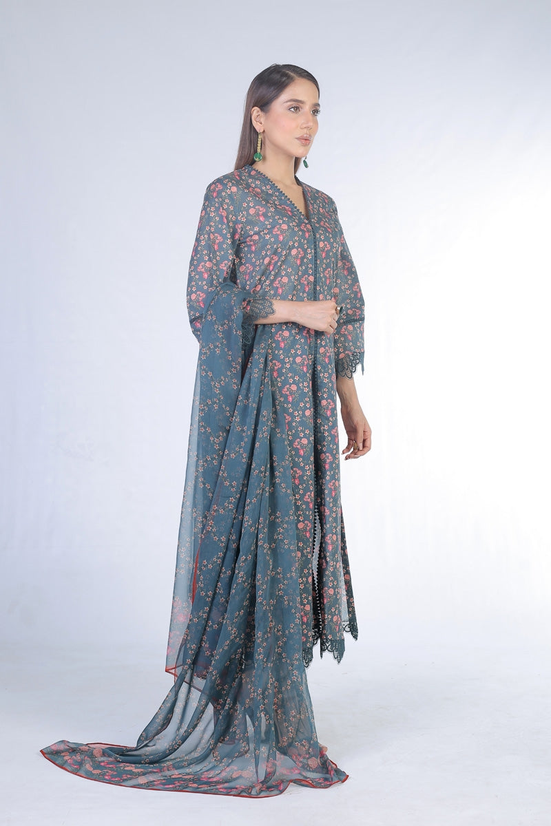 Bareeze Printed Green