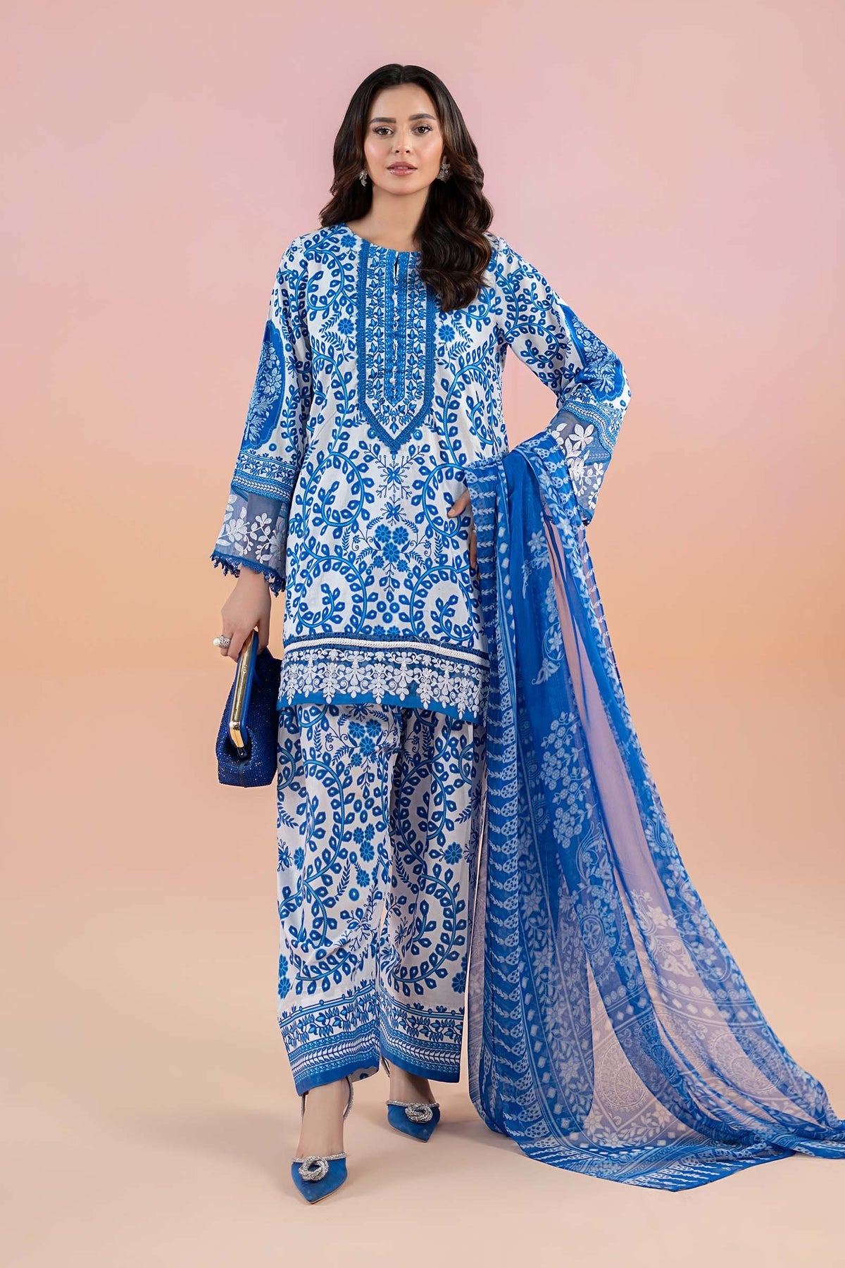 Maria b 2 Piece Printed Lawn Suit