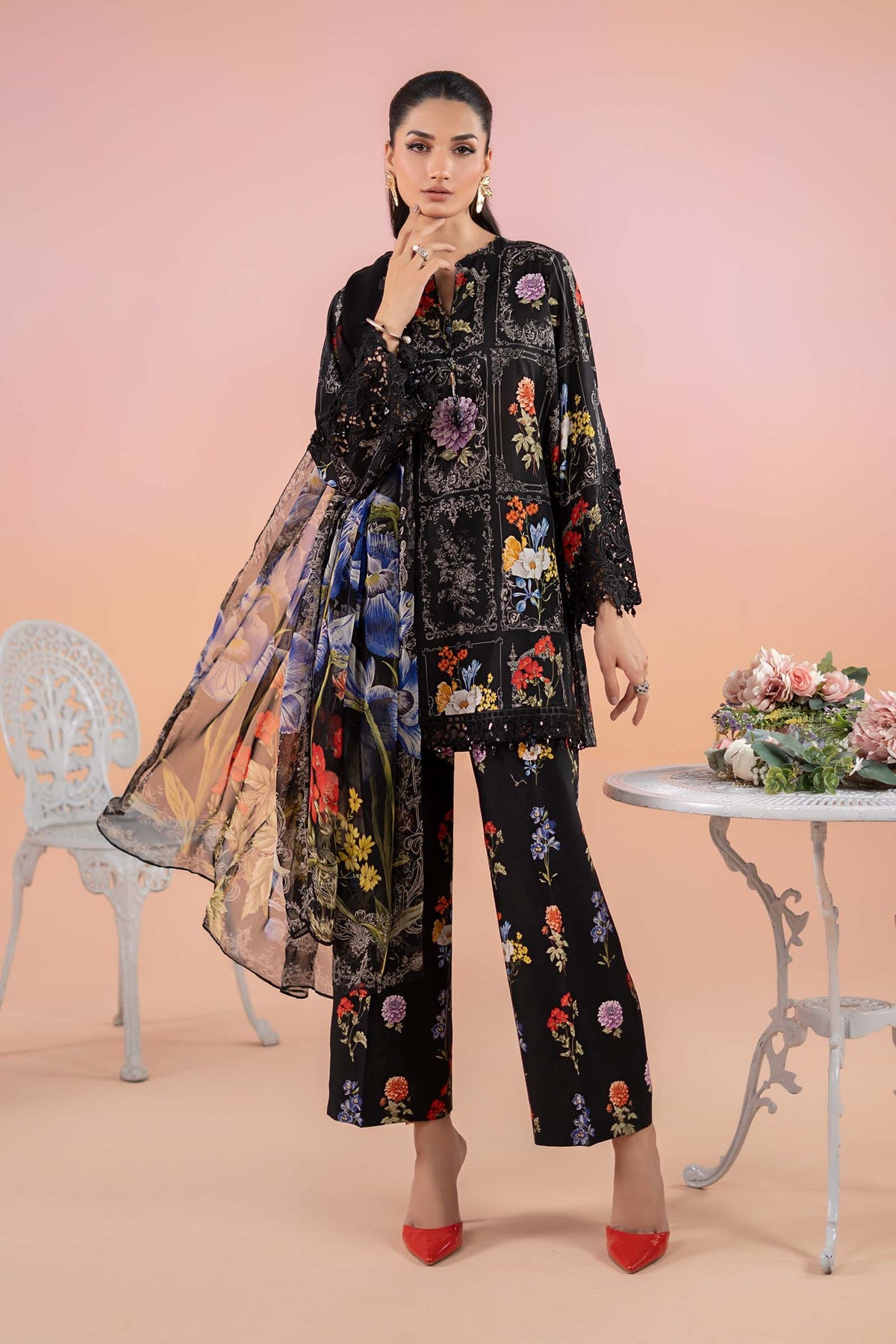 Maria b 2 Piece Printed Lawn Suit