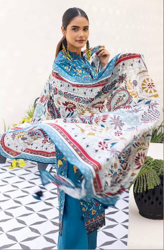 Khaadi 3pc Blue 2.0