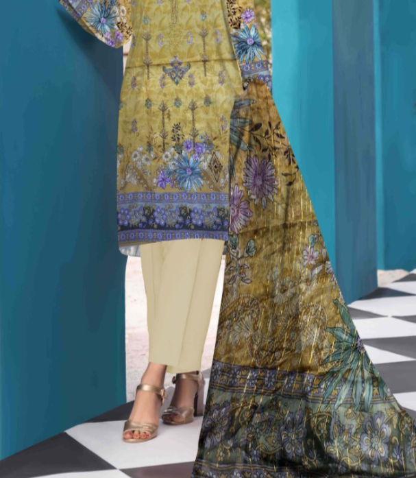 Gull ahmed lawn Yellow