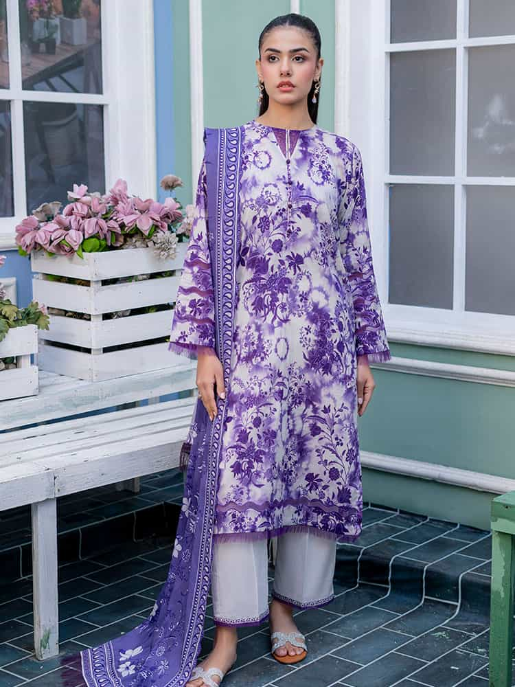 IRA Digital printed Unstitched Ladies Suit 3 Pieces