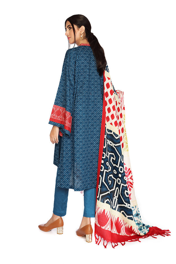 Nishat 3 Piece - Printed Suit -42105010-R