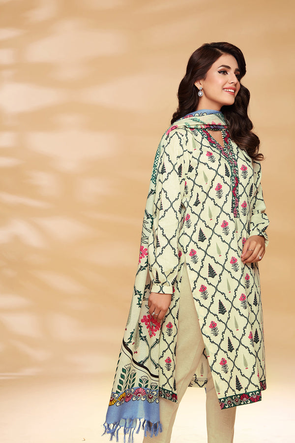 Nishat 3 Piece - Printed Suit - 42105015-R