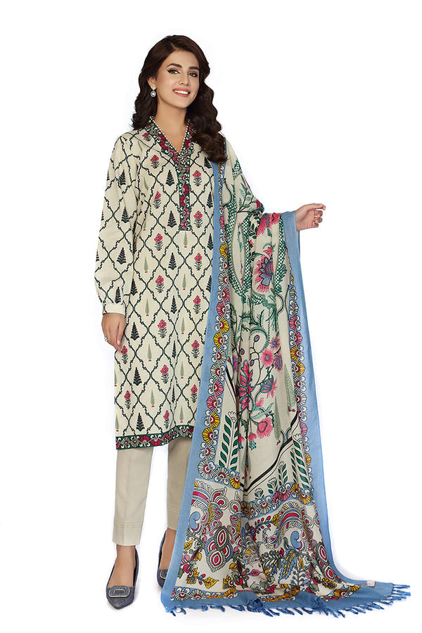 Nishat 3 Piece - Printed Suit - 42105015-R