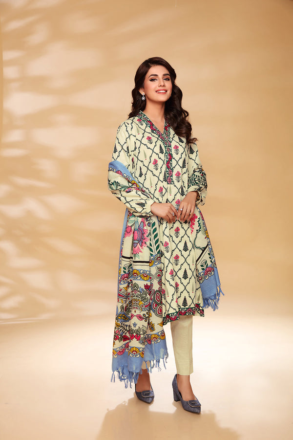 Nishat 3 Piece - Printed Suit - 42105015-R