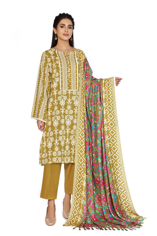 Nishat 3 Piece - Printed Suit - 42105074-R