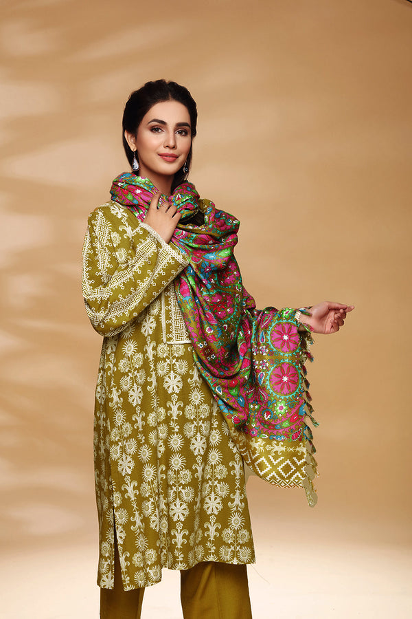 Nishat 3 Piece - Printed Suit - 42105074-R