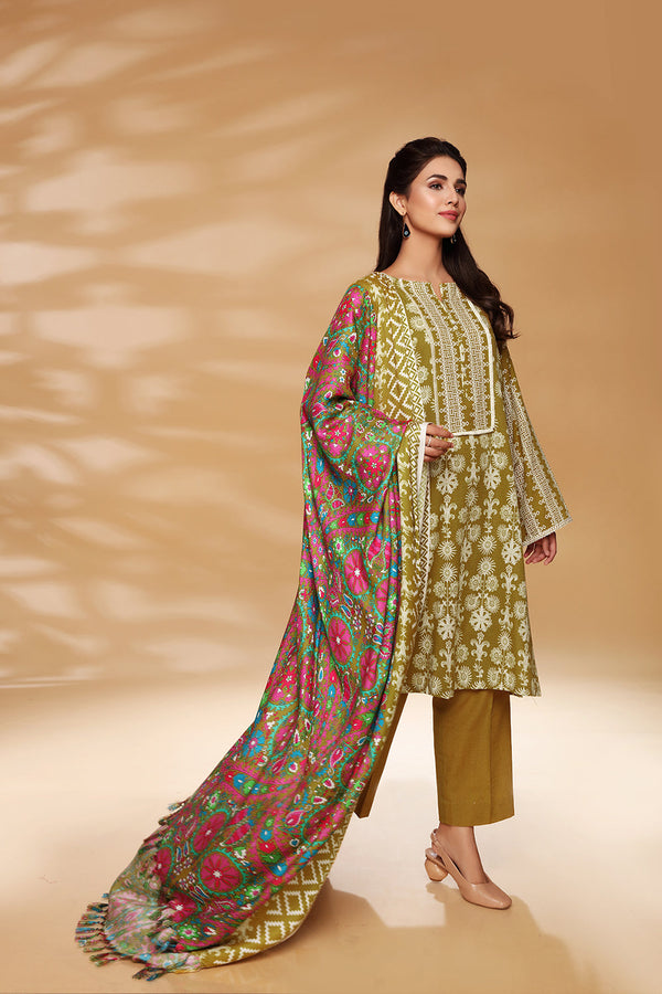 Nishat 3 Piece - Printed Suit - 42105074-R