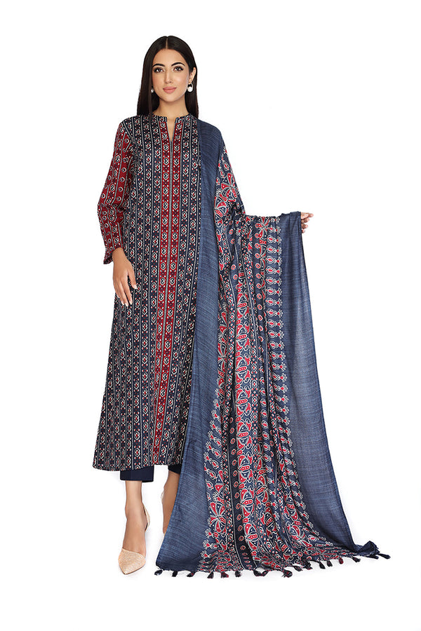 Nishat 3 Piece - Printed Suit -42105078-R