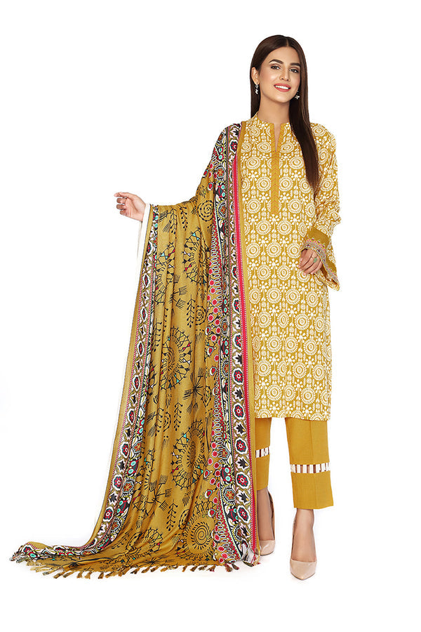 Nishat 3 Piece - Printed Suit - 42105080-R