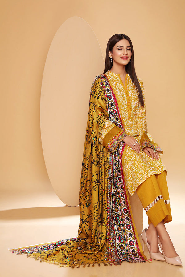 Nishat 3 Piece - Printed Suit - 42105080-R