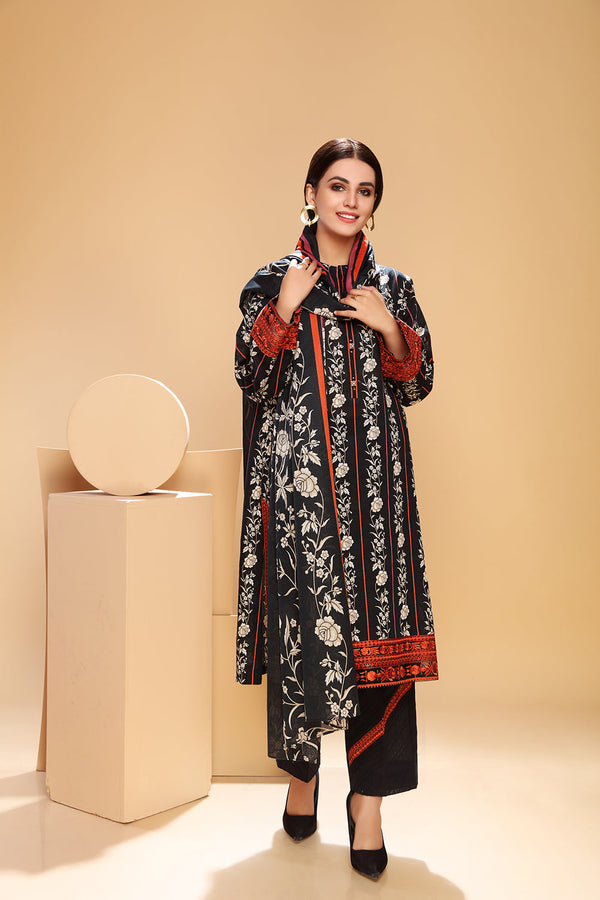 Nishat 3 Piece - Printed Suit - 42105125-R