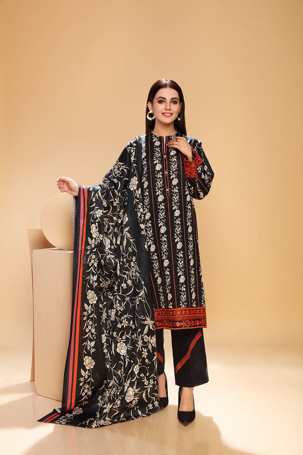 Nishat 3 Piece - Printed Suit - 42105125-R