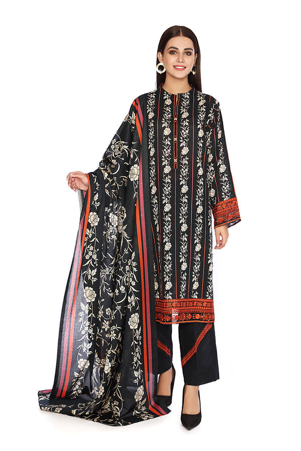 Nishat 3 Piece - Printed Suit - 42105125-R