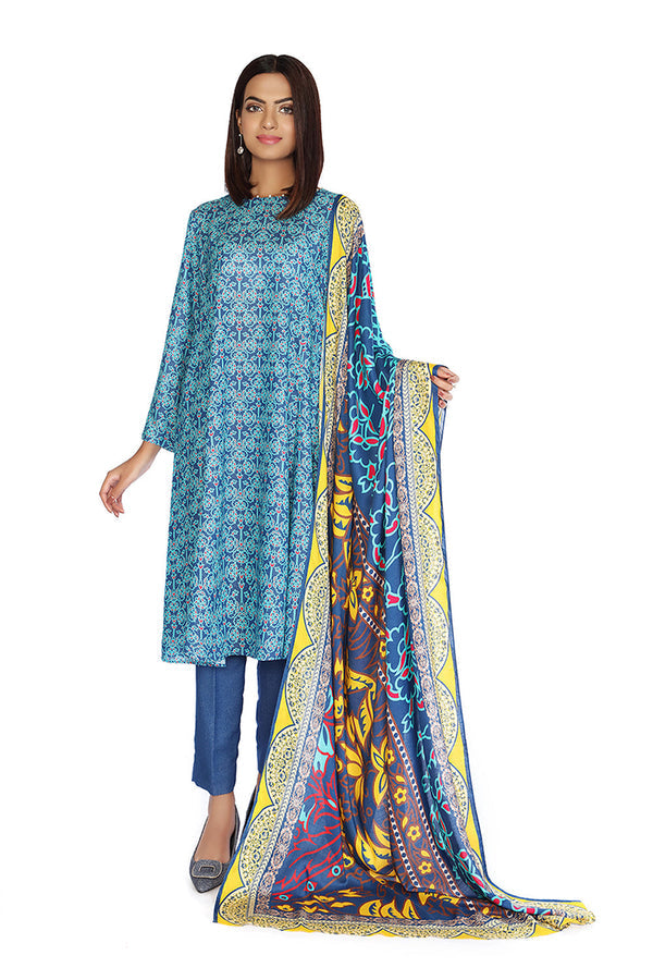 Nishat 3 Piece - Printed Suit -42105412-R