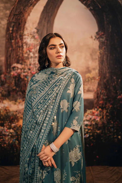 charizma 3-Pc Tie & Dye  Shirt With Trouser and Printed