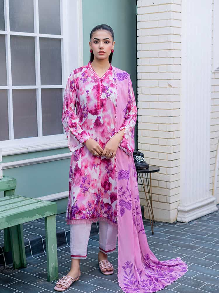 IRA Digital printed Unstitched Ladies Suit 3 Pieces