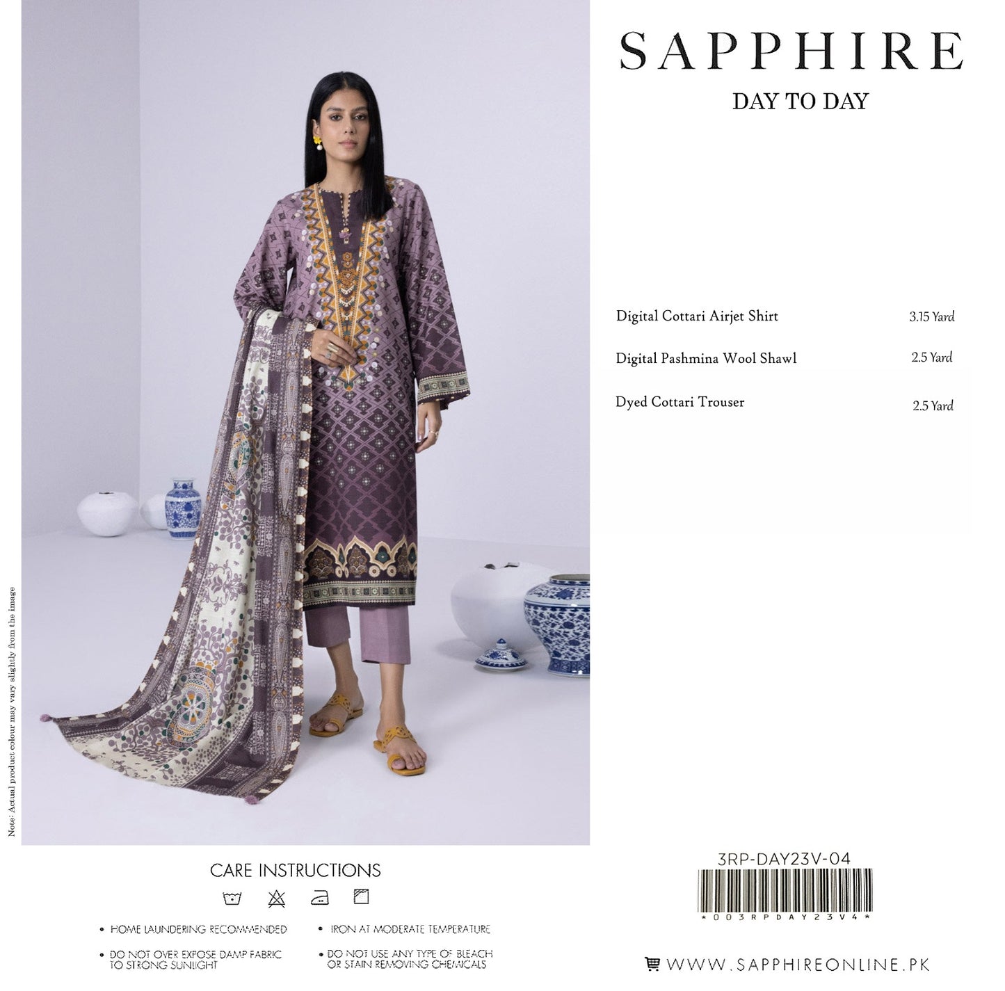 Sapphire Printed 3p