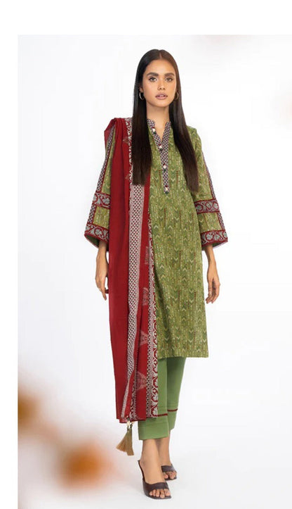AL KARAM 3PC LAWN | UN STICH