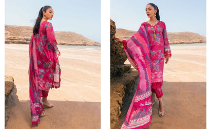 Nureh Garenia Embroidered Chikankari Lawn Suits Unstitched 3 Piece