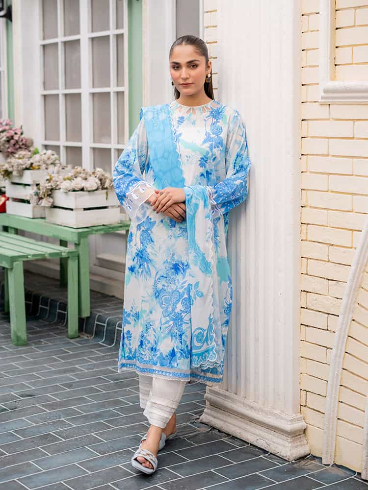 IRA Digital printed Unstitched Ladies Suit 3 Pieces