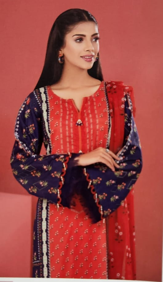 Gul ahmed lawn 3 pc  New