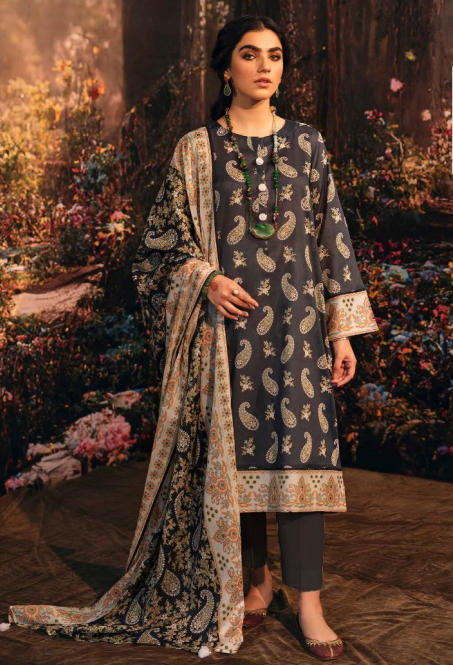 Nishat 3 Piece - Printed Suit