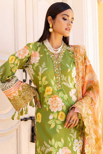 Nureh GARDENIA EMBROIDERED PRINTED LAWN