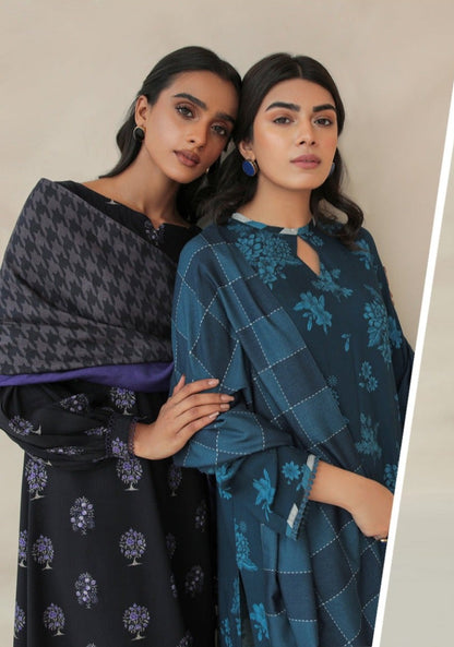 Baroque 3 piece  Khader printed