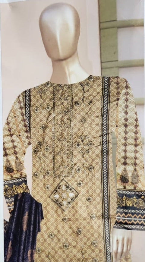 Bin Saeed lawn 3 pc lawn