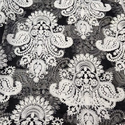 ORGANZA DUPATTA WITH  FULL EMBROIDERED
