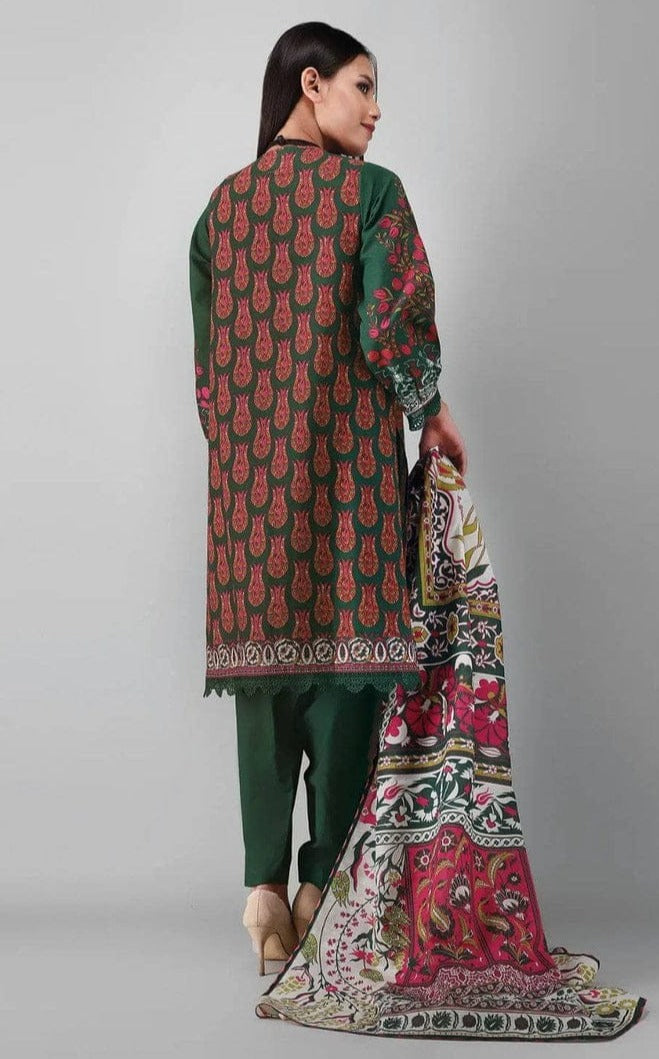 Khaddi Lawn 3Pc | UNSTICH