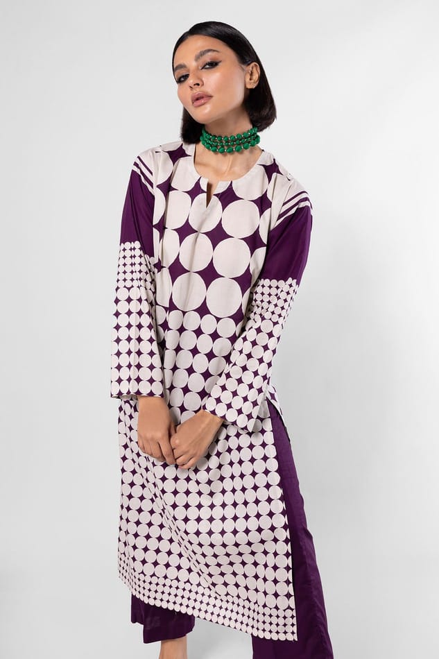 KHAADI STICH CLASSIC KAMEEZ