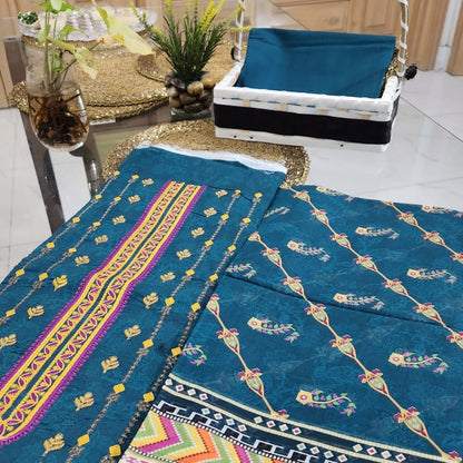 Pretty Petalls  Embroidered Lawn 3pc
