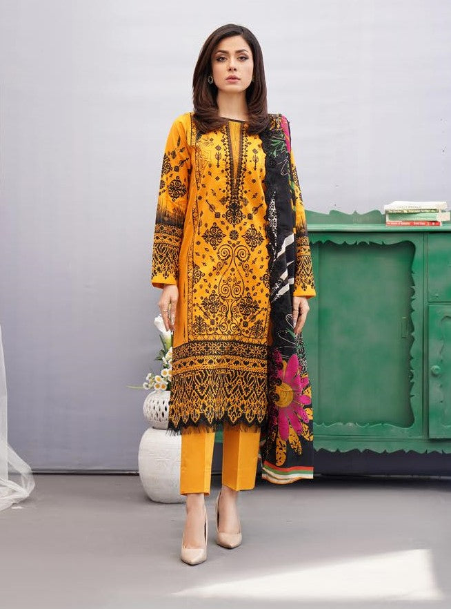 RUHAY SUKHAN LUXURY UNSTITCHED EMBROIDERED COLLECTION! (A-3)