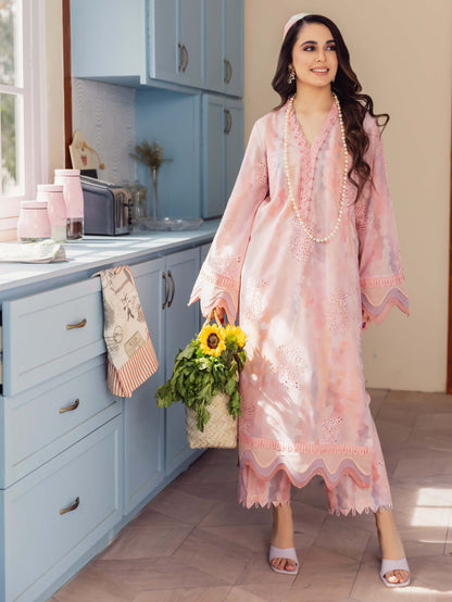 Nureh Ballerina Unstitched Lawn Chikankari SS'2023 (NU2 - 83)
