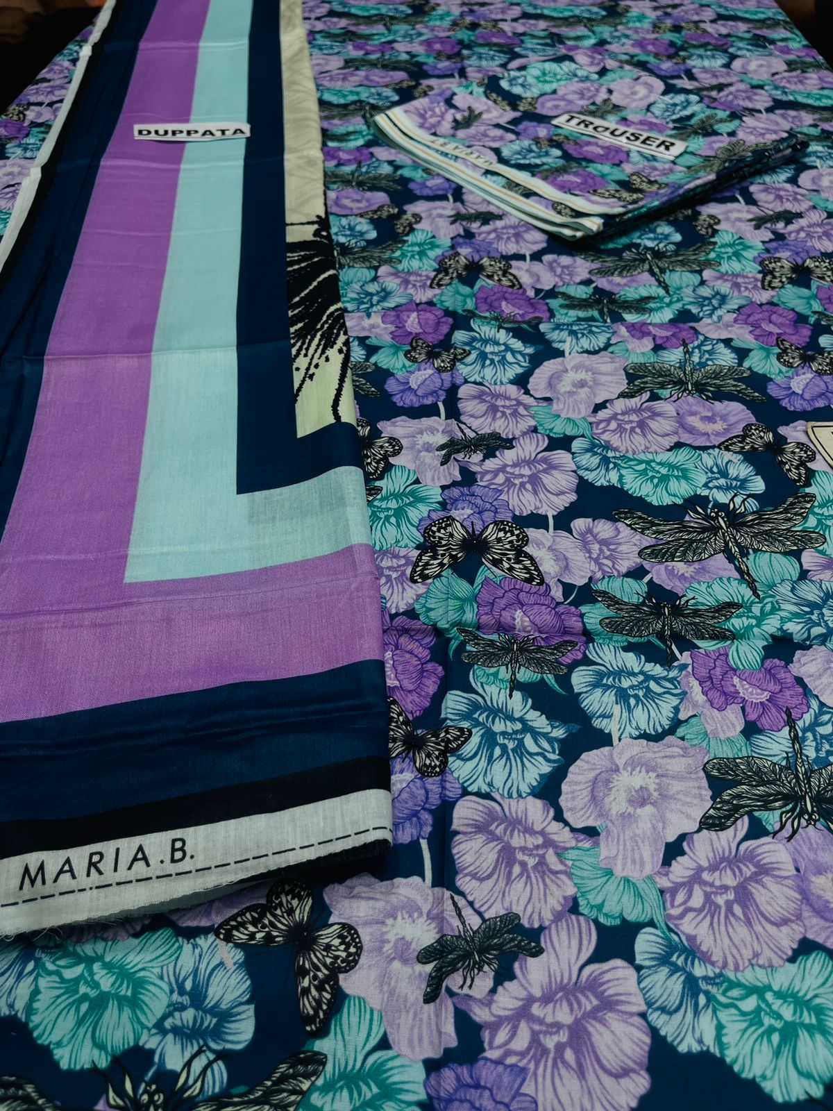 Unstitched M .Prints I MARIA.B