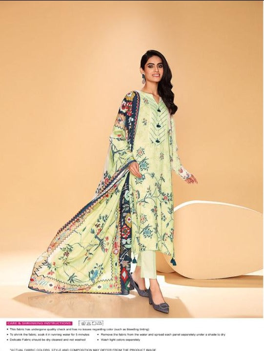 Nishat 3pc Printed Lawn