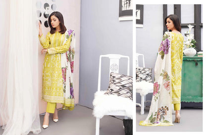 RUHAY SUKHAN LUXURY UNSTITCHED EMBROIDERED COLLECTION! (A-8)