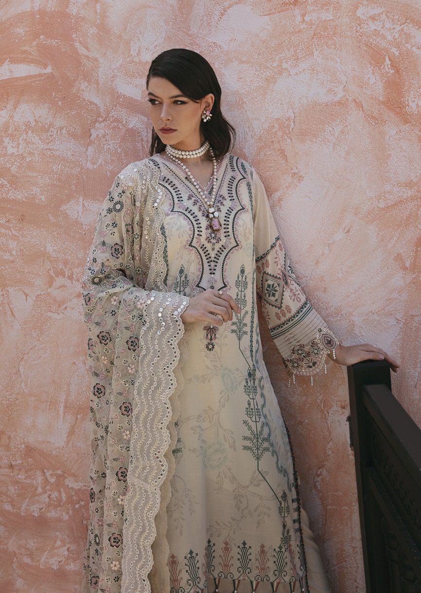 Unstitched MAYA EMBROIDERED SWISS LAWN COLLECTION! (NS- 65)
