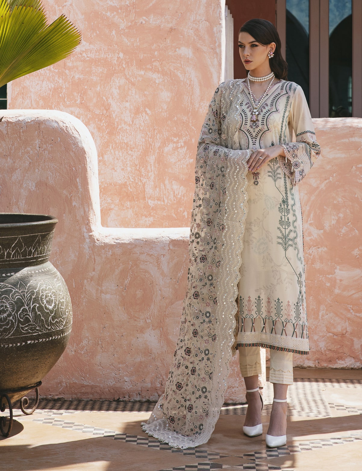 Unstitched MAYA EMBROIDERED SWISS LAWN COLLECTION! (NS- 65)