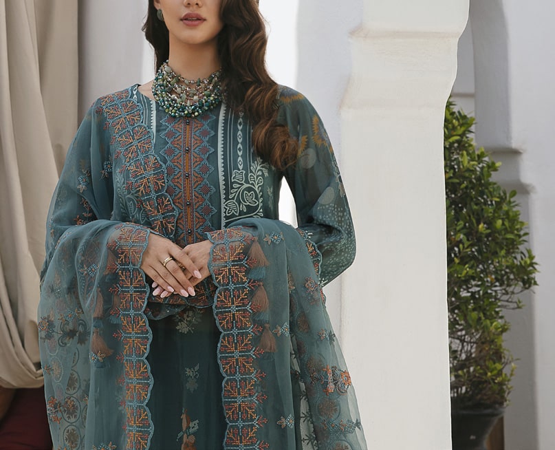 Unstitched MAYA EMBROIDERED SWISS LAWN COLLECTION! (NS- 66)